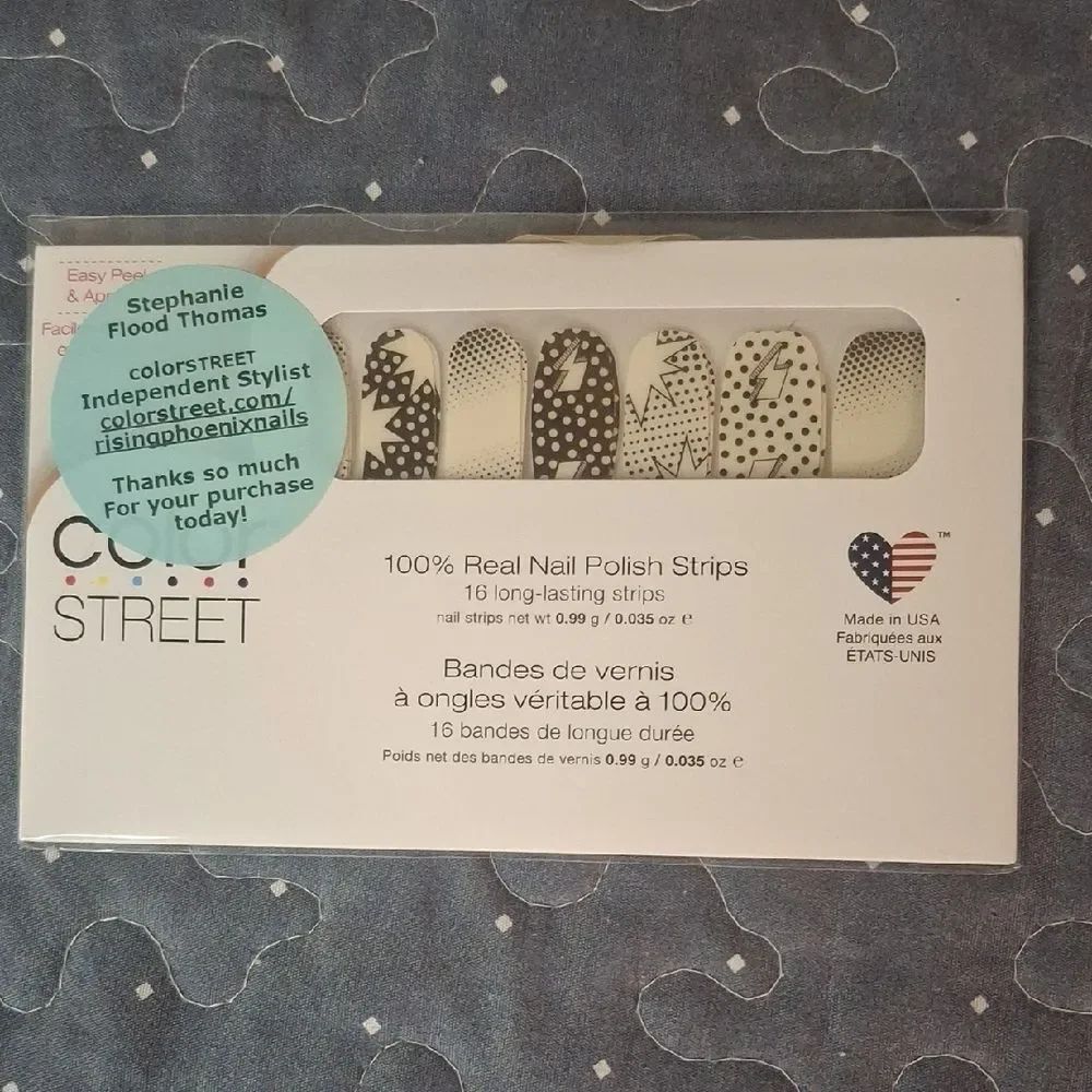 Color Street Comic Relief Graphic Nail Strips